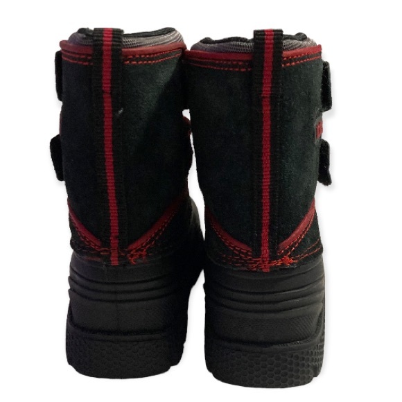 Totes Toddler Fleece Lined Snow Boot Red and Black Unisex Toddler Size:7 - Picture 5 of 10
